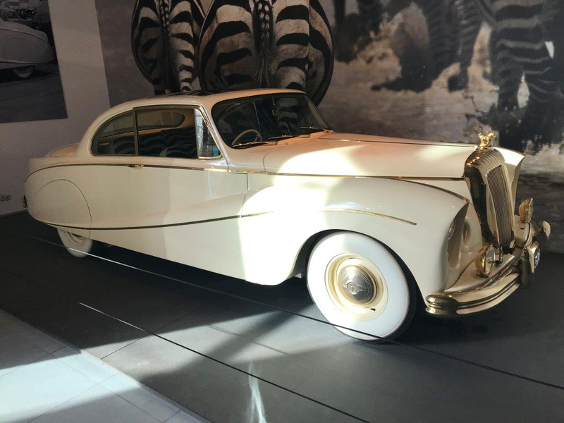 1955 Daimler “Golden Zebra” coupe. The last of the famous Docker Daimlers